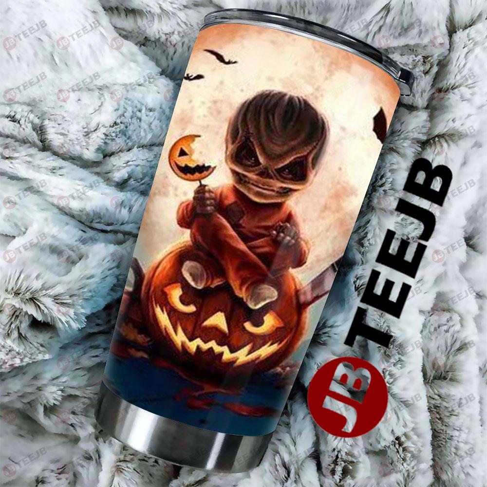 Moon Sam Trick ‘R Treat Halloween TeeJB Tumbler