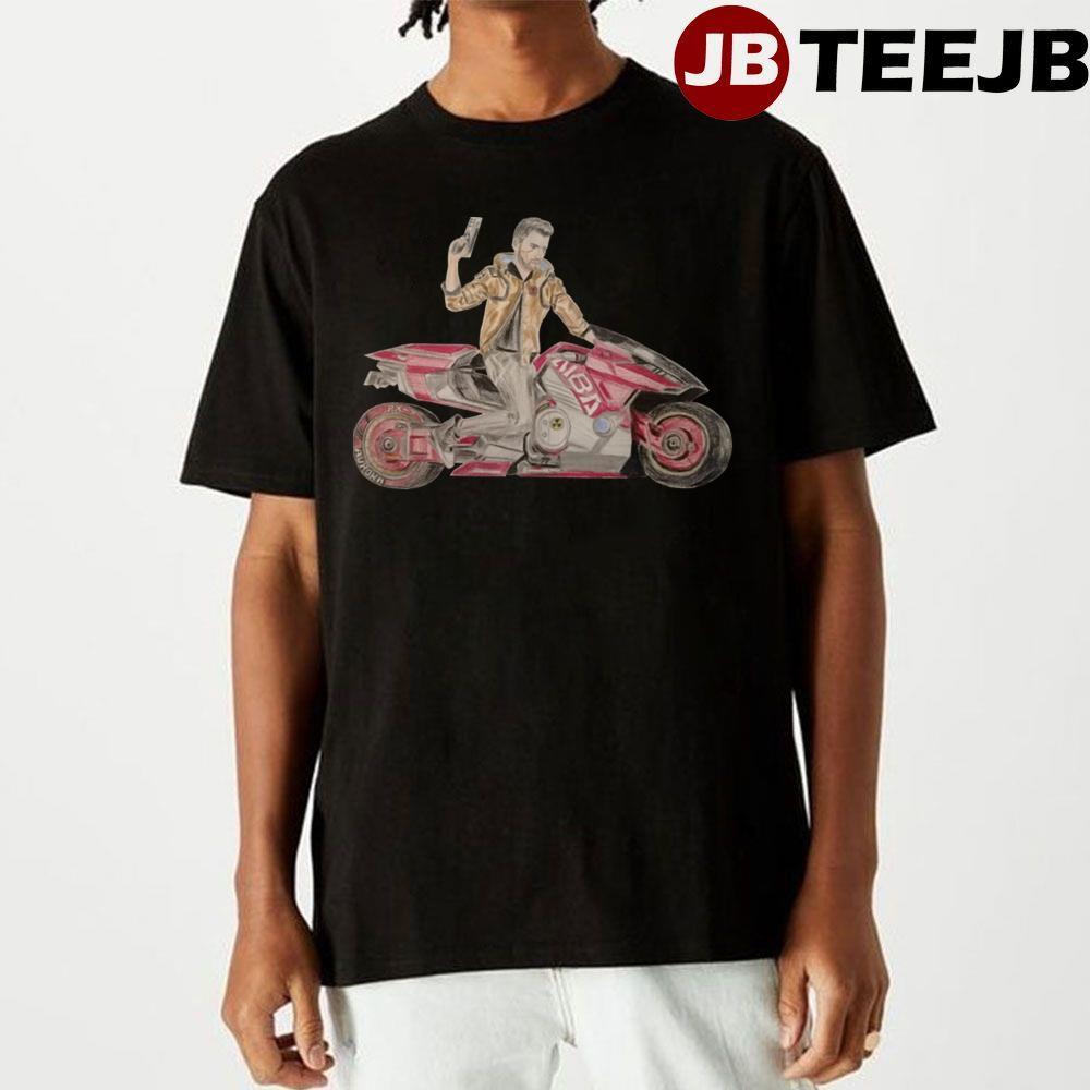 Moto Cyberpunk 2077 TeeJB Unisex T-Shirt