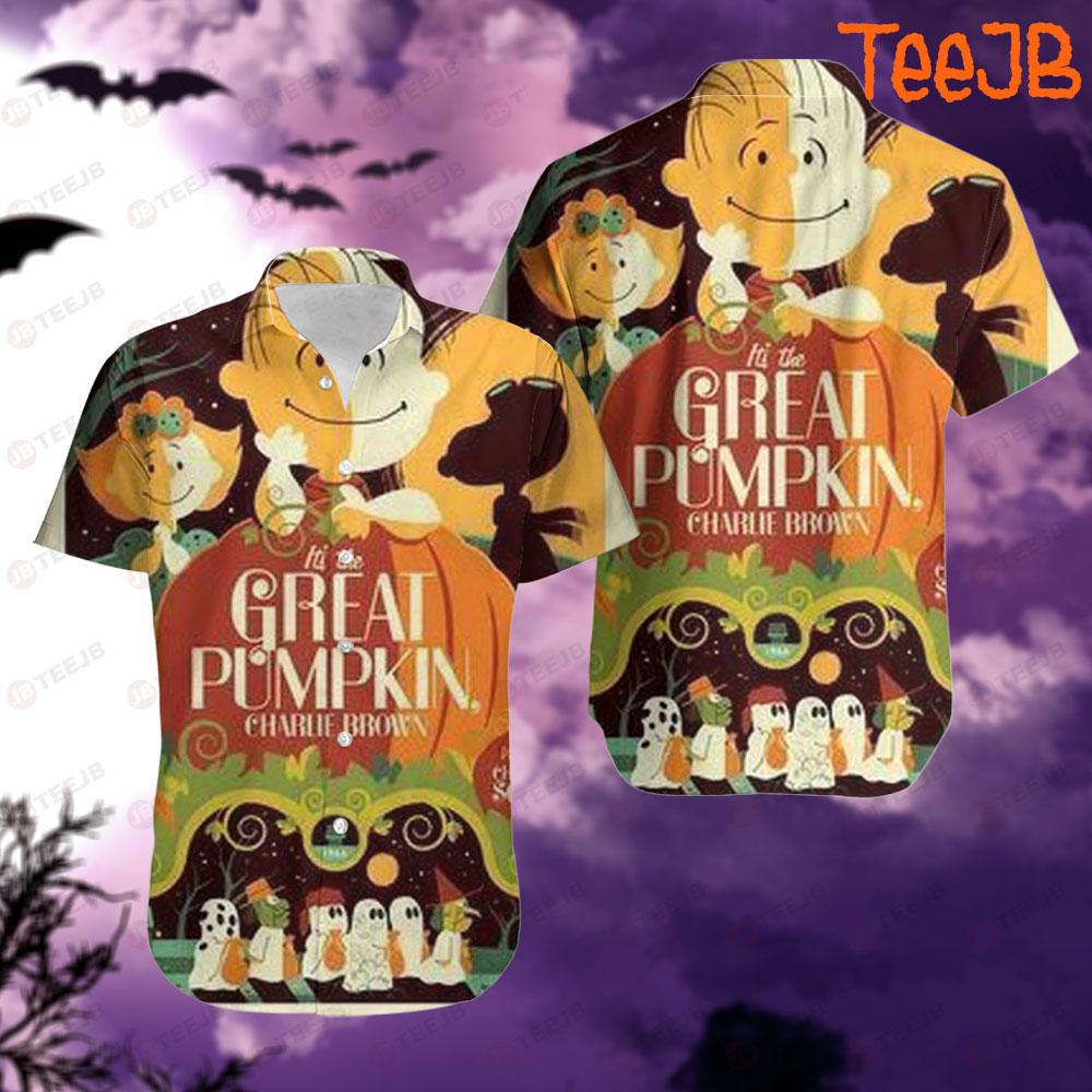 Movie Halloween It’s The Great Pumpkin Charlie Brown TeeJB Hawaii Shirt