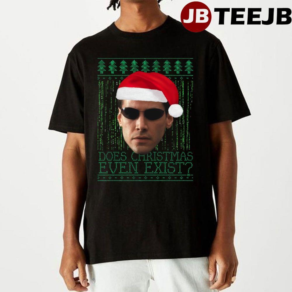 Neo Christmas Knit The Matrix Unisex T-Shirt