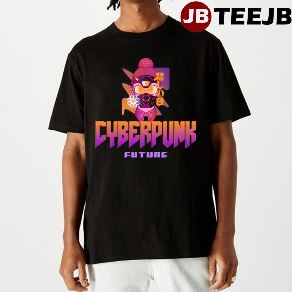 Orange Future Is Here Cyberpunk 2077 TeeJB Unisex T-Shirt