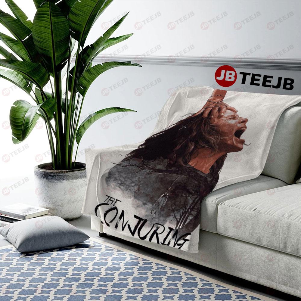 Painful The Conjuring Halloween TeeJB US Cozy Blanket