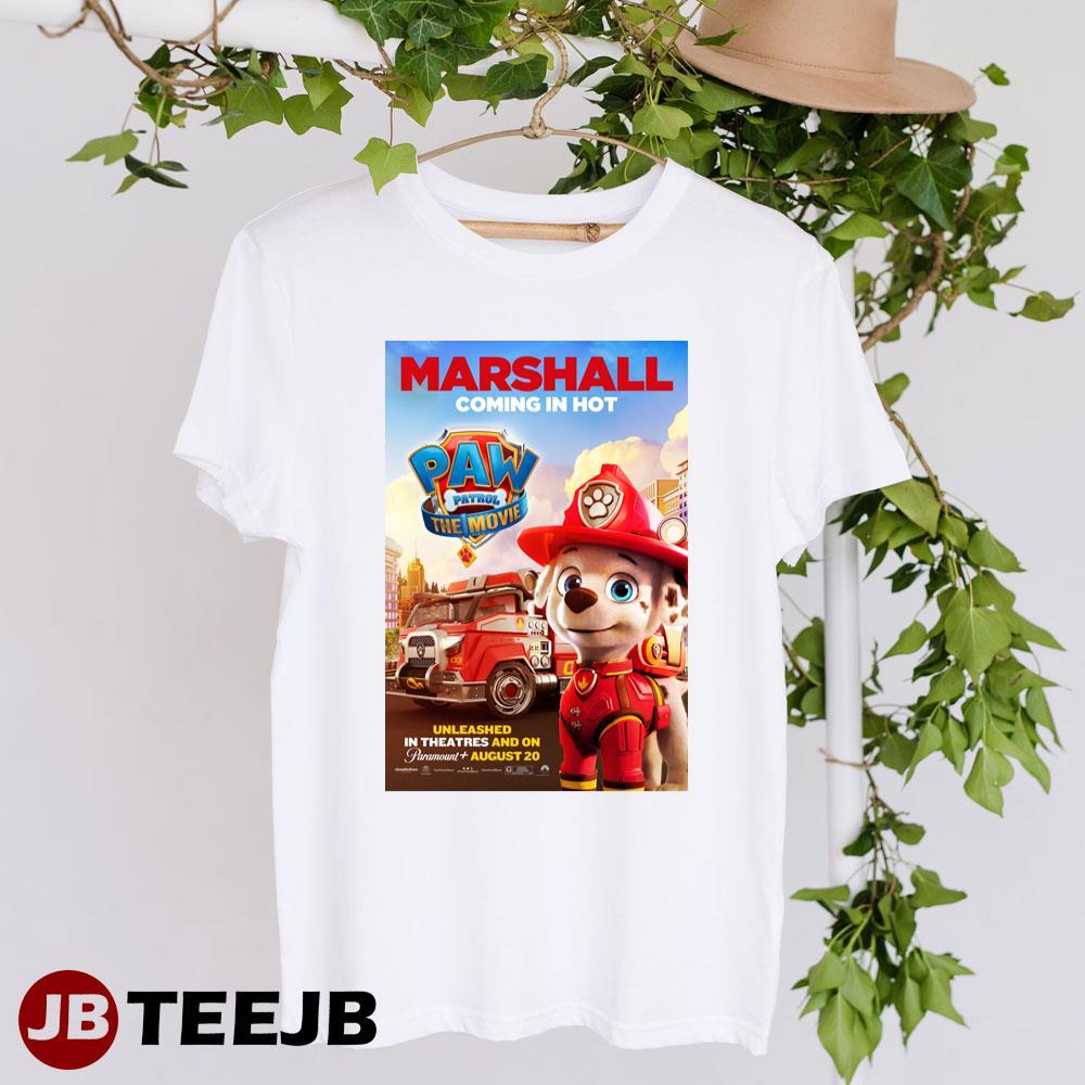 Paw Patrol The MovieMarshall Kingsley Marshall Movie TeeJB Unisex T-Shirt