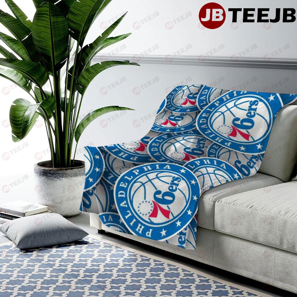 Philadelphia 76ers 22 American Sports Teams TeeJB US Cozy Blanket