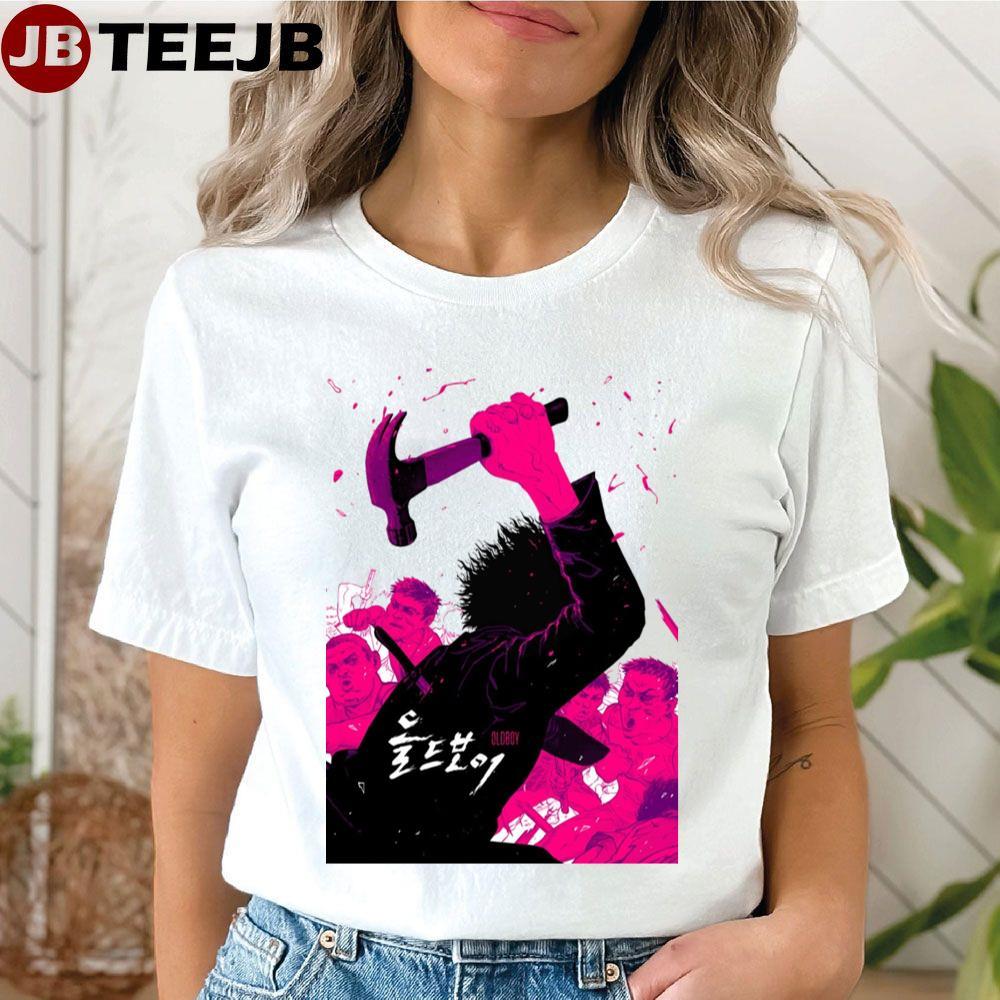 Pink Retro Oldboy Movie TeeJB Unisex T-Shirt