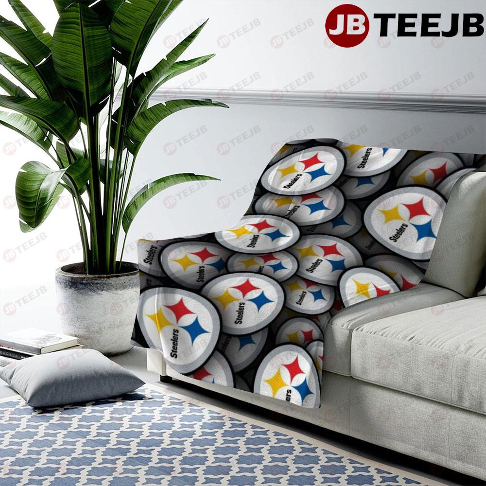 Pittsburgh Steelers 25 American Sports Teams TeeJB US Cozy Blanket