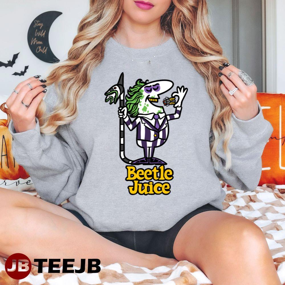 Pizza Beetlejuice Happy Halloween TeeJB Unisex Sweatshirt