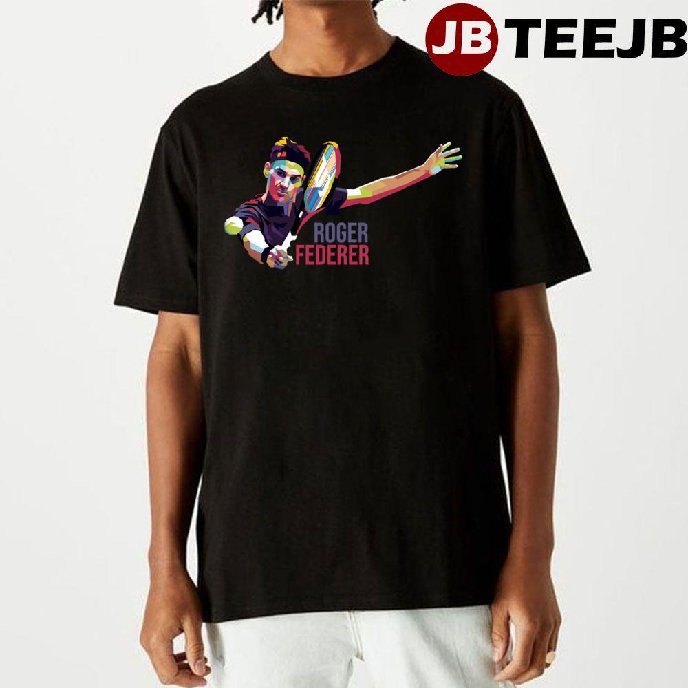 Pop Art Roger Federer Sport TeeJB Unisex T-Shirt