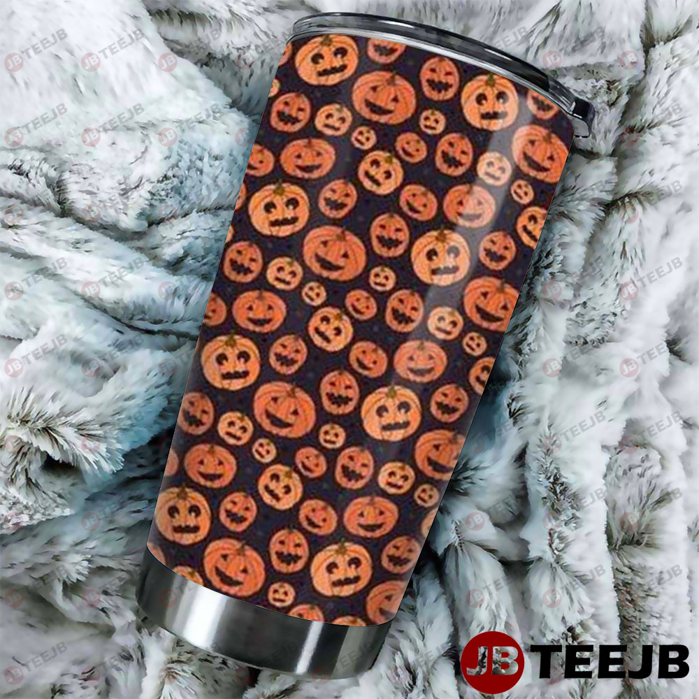 Pumpkins Halloween Pattern 006 Tumbler