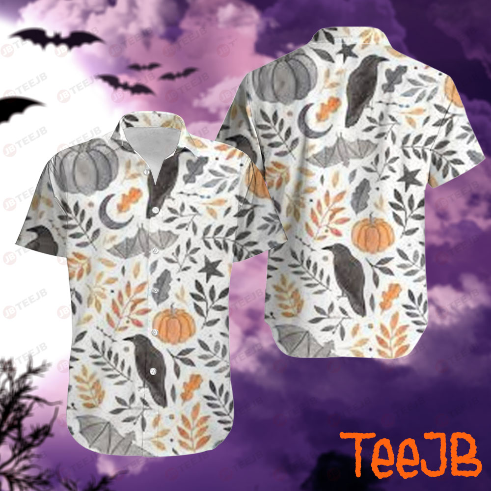 Pumpkins Halloween Pattern 015 Hawaii Shirt