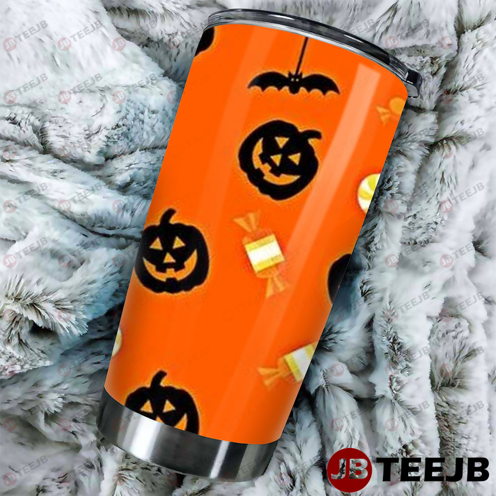 Pumpkins Halloween Pattern 022 Tumbler