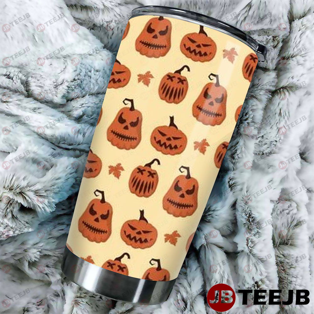 Pumpkins Halloween Pattern 067 Tumbler