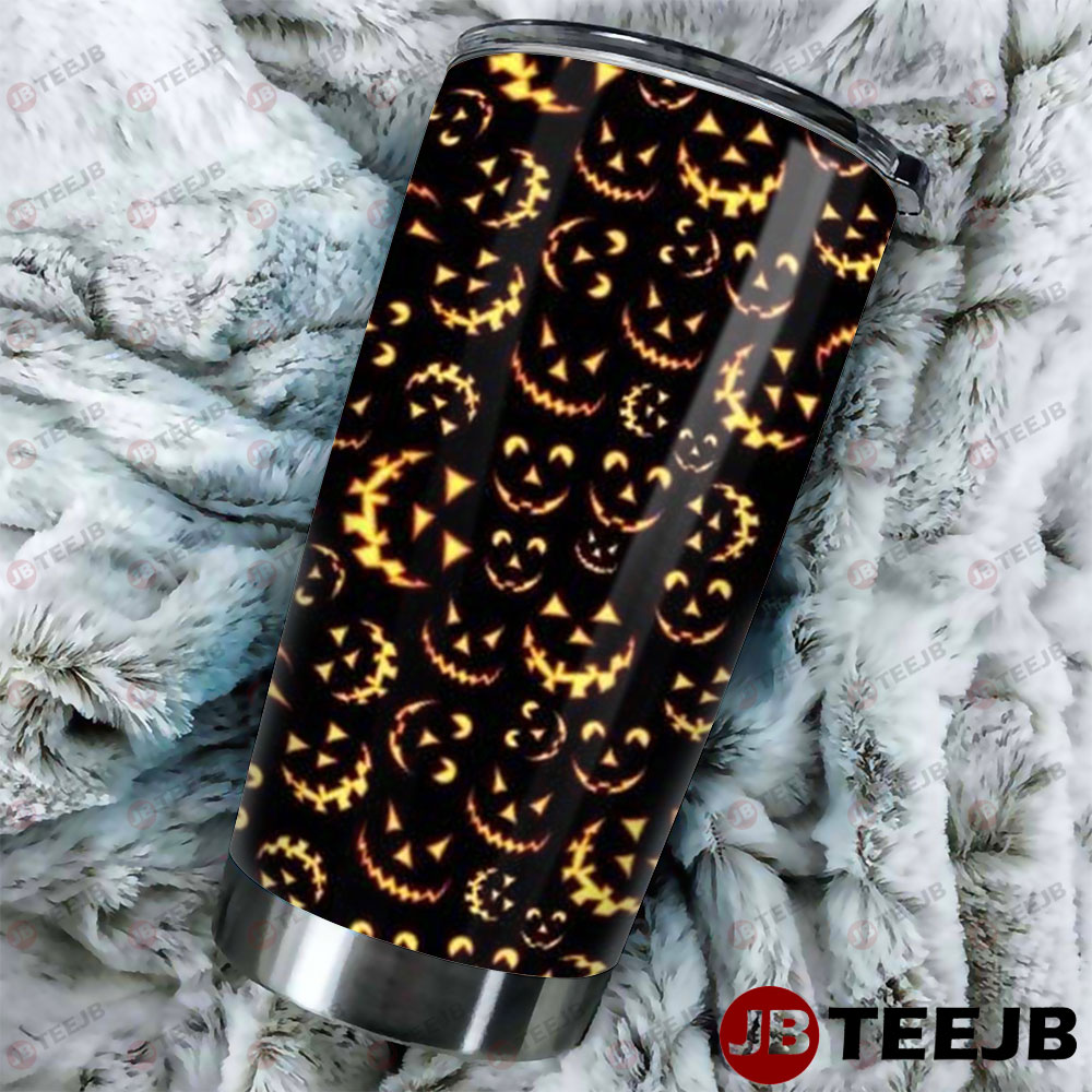 Pumpkins Halloween Pattern 099 Tumbler