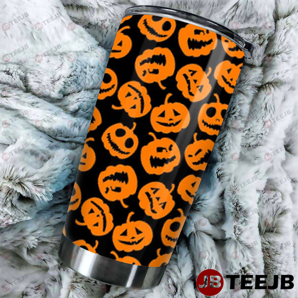 Pumpkins Halloween Pattern 103 Tumbler