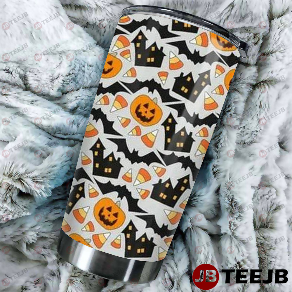 Pumpkins Halloween Pattern 116 Tumbler