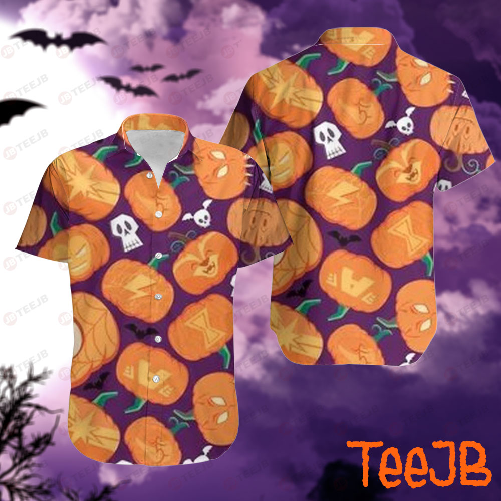 Pumpkins Halloween Pattern 118 Hawaii Shirt