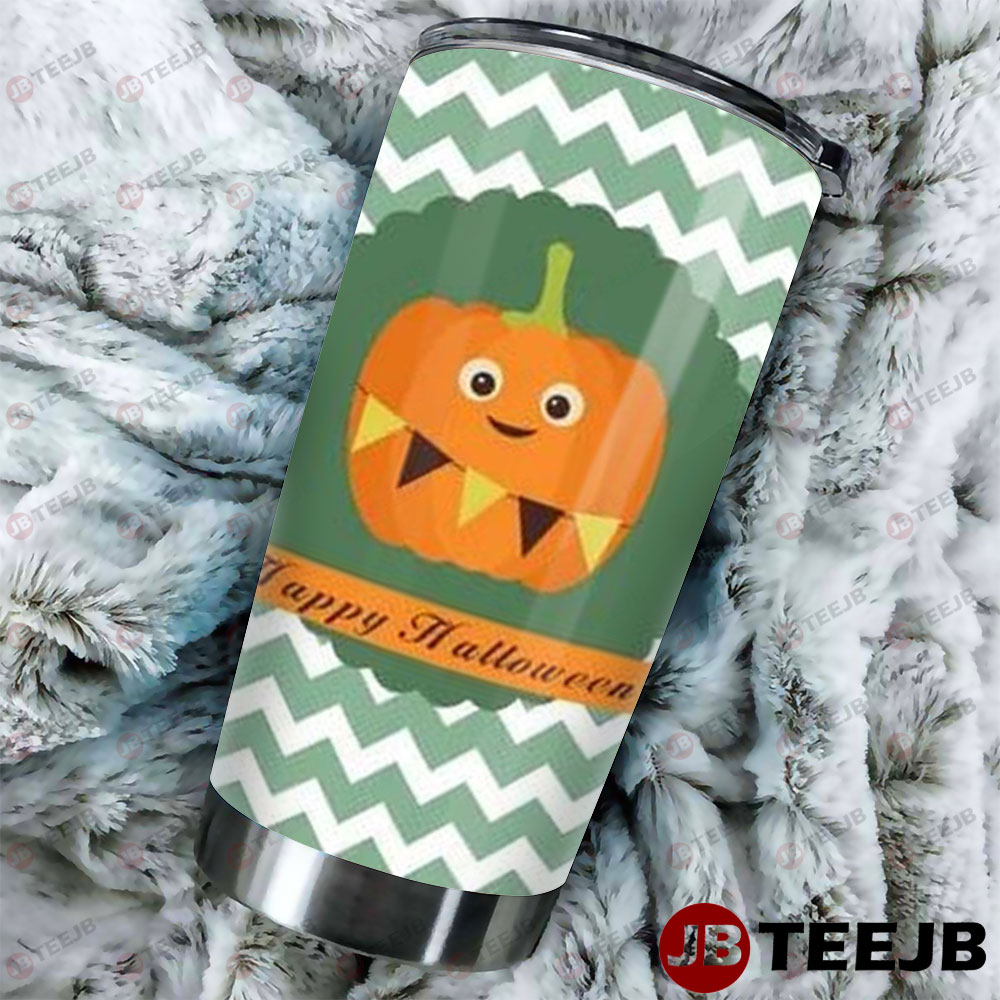 Pumpkins Halloween Pattern 123 Tumbler