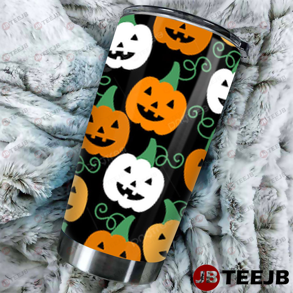 Pumpkins Halloween Pattern 134 Tumbler