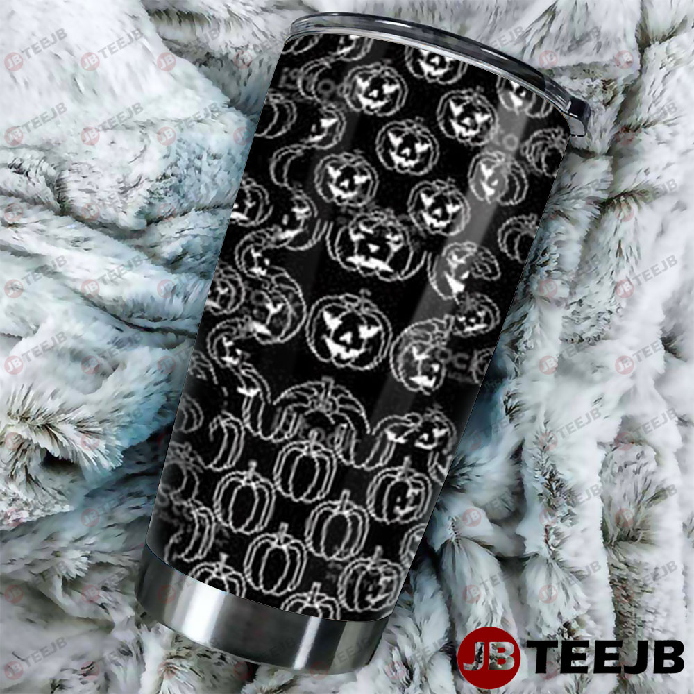 Pumpkins Halloween Pattern 154 Tumbler