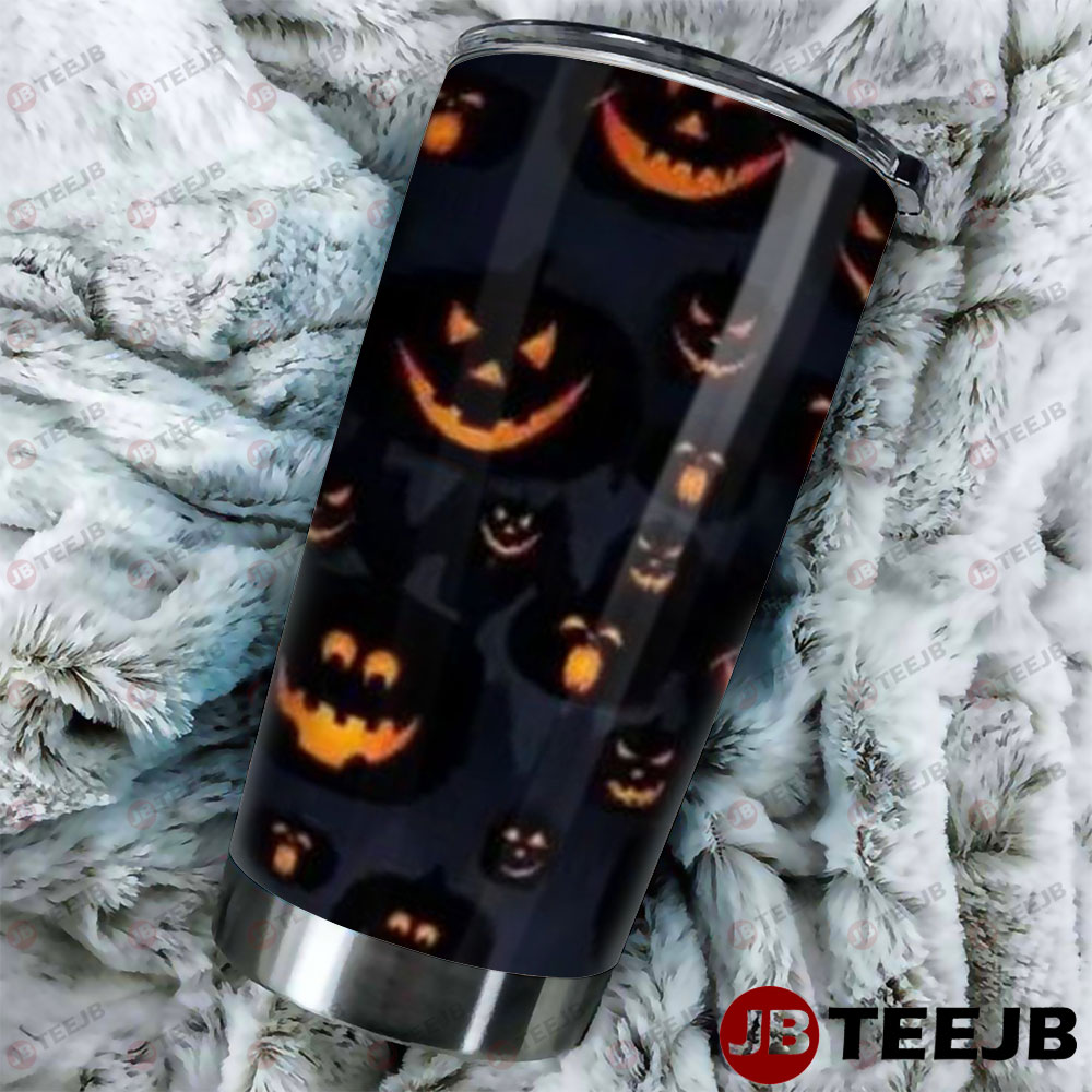 Pumpkins Halloween Pattern 160 Tumbler