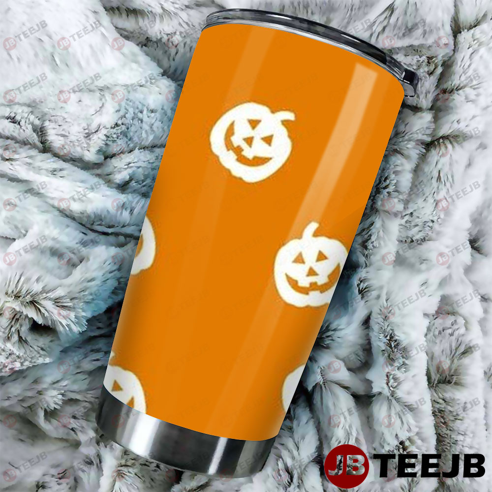 Pumpkins Halloween Pattern 187 Tumbler