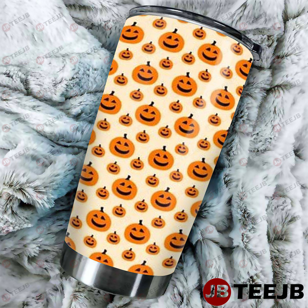 Pumpkins Halloween Pattern 208 Tumbler