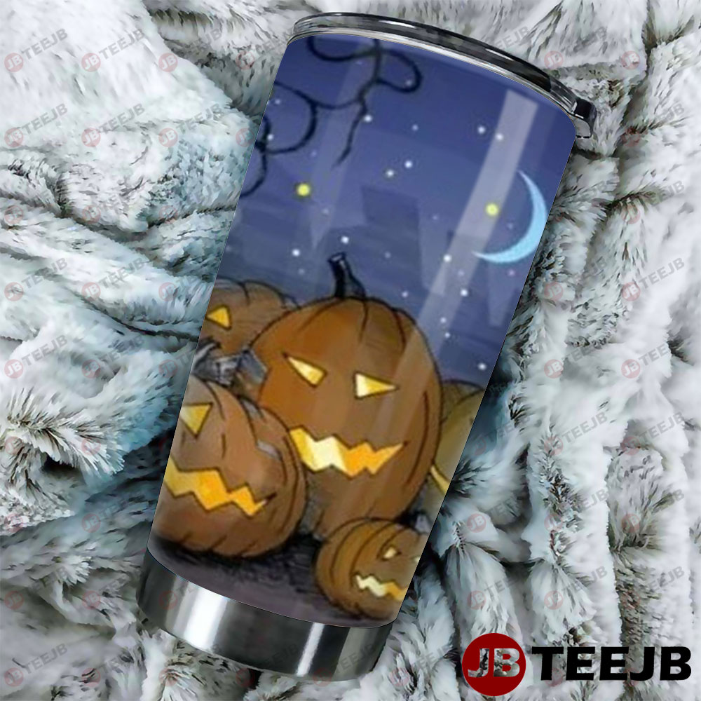 Pumpkins Halloween Pattern 212 Tumbler