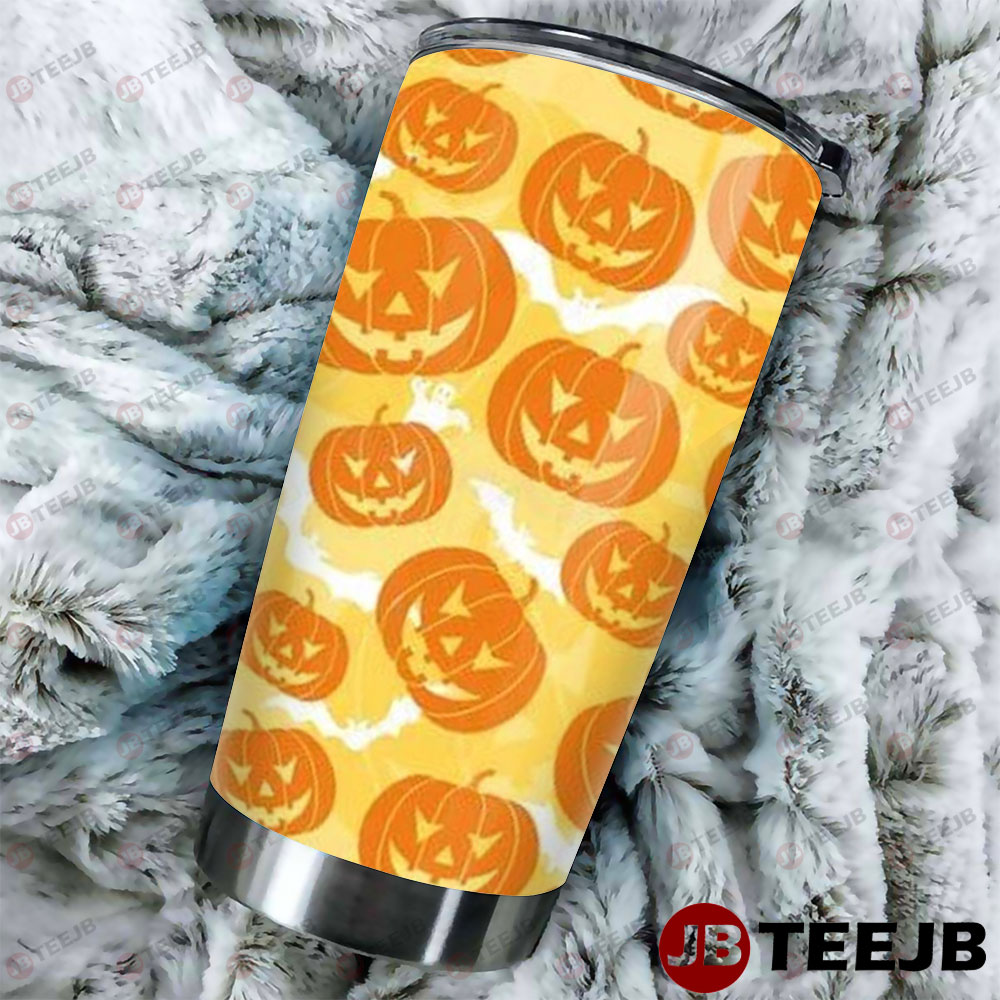 Pumpkins Halloween Pattern 241 Tumbler