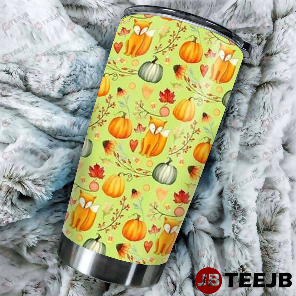 Pumpkins Halloween Pattern 347 Tumbler