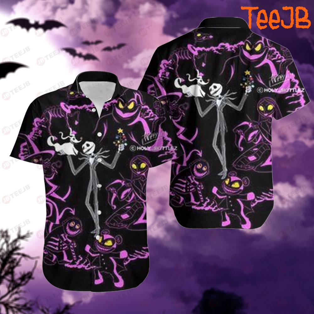 Purple Jack The Nightmare Before Christmas Halloween TeeJB Hawaii Shirt