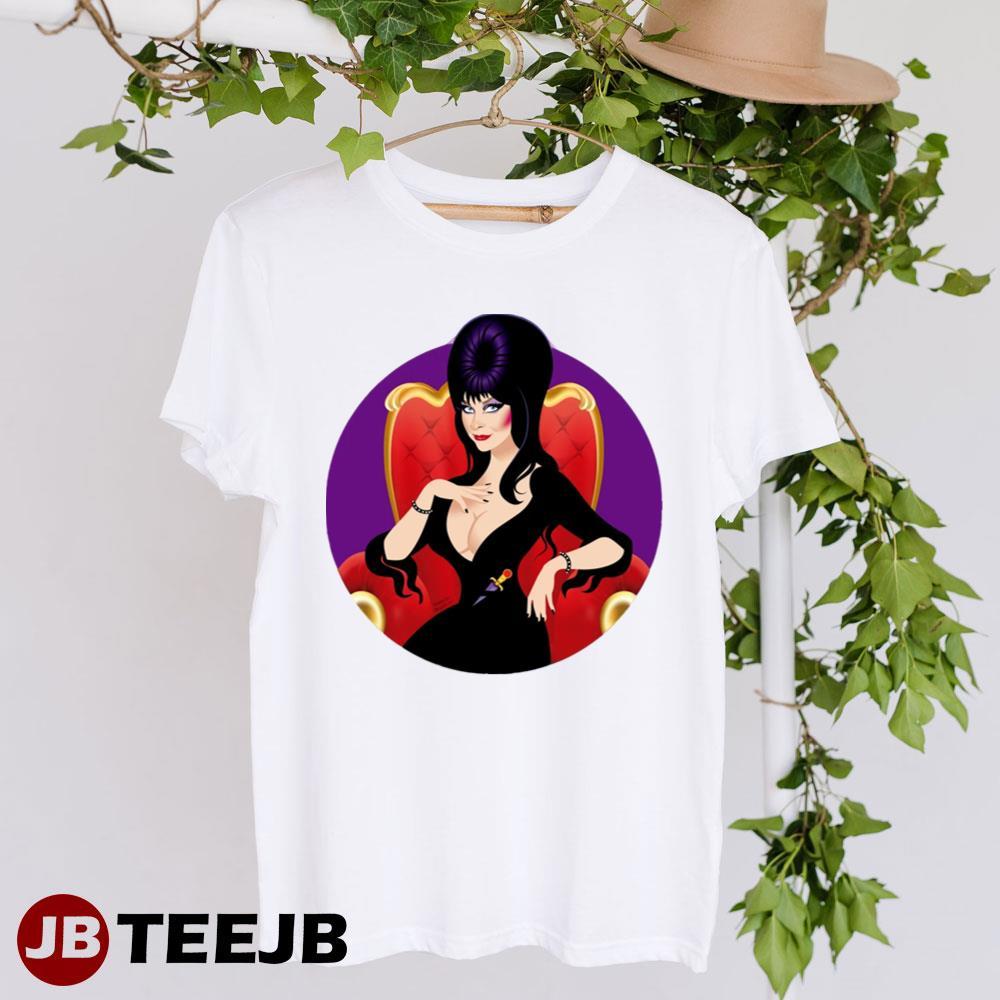 Queen Elvira Mistress Of The Dark Happy Halloween TeeJB Unisex T-Shirt