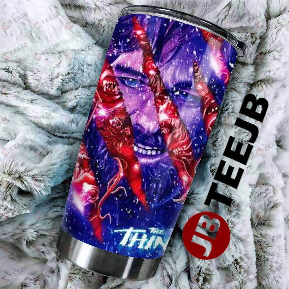 Red Monster The Thing Halloween TeeJB Tumbler