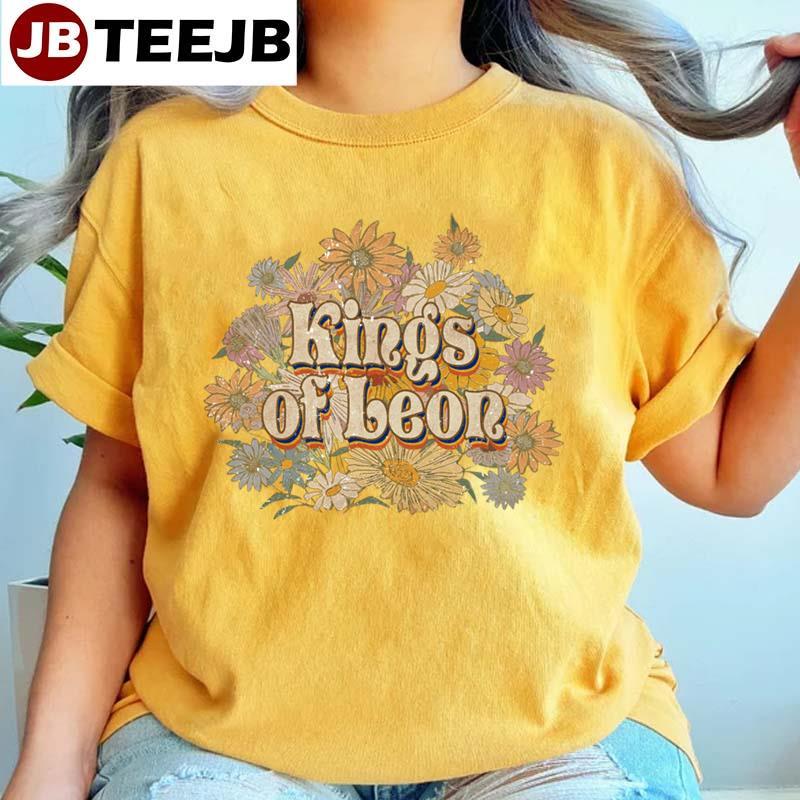 Retro 90s Art Flower Kings Of Leon TeeJB Unisex T-Shirt