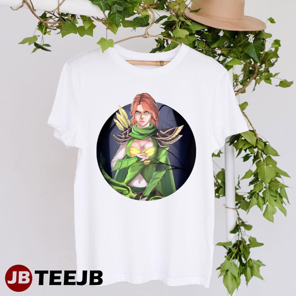 Retro Art Windranger Dota 2 Anime TeeJB Unisex T-Shirt