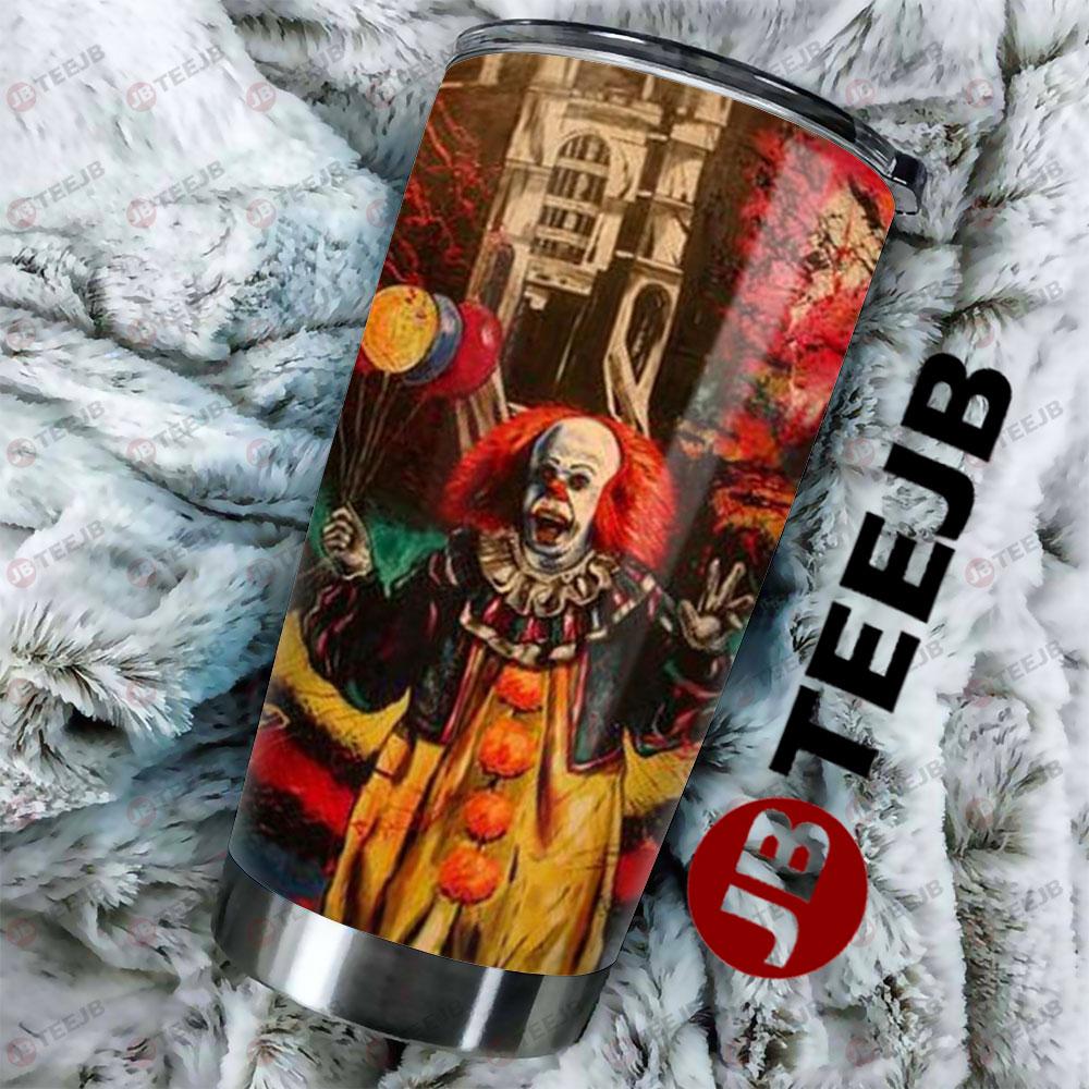 Retro Color Clown It Halloween TeeJB Tumbler