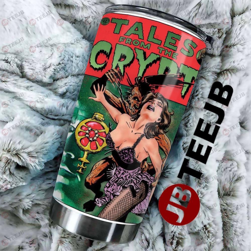 Retro Color Tales From The Crypt Demon Knight Halloween TeeJB Tumbler