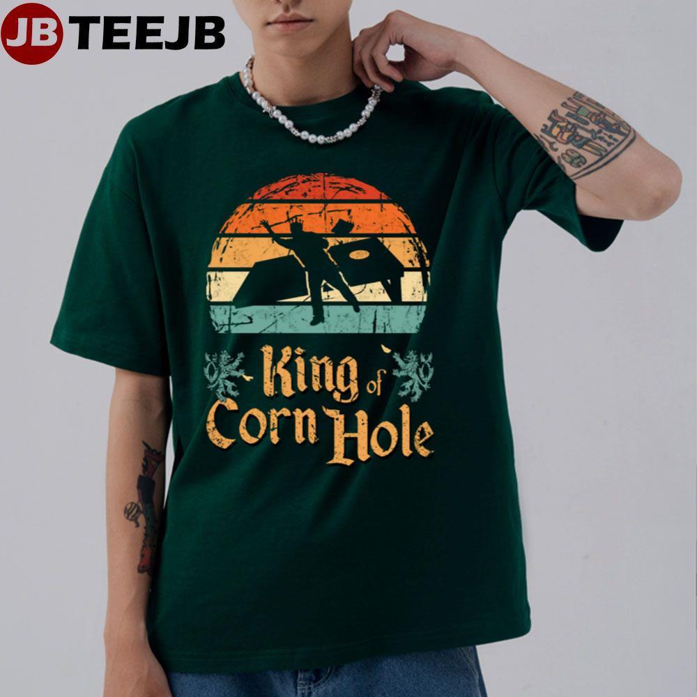 Retro Vintage King Of Corn Hole TeeJB Unisex T-Shirt