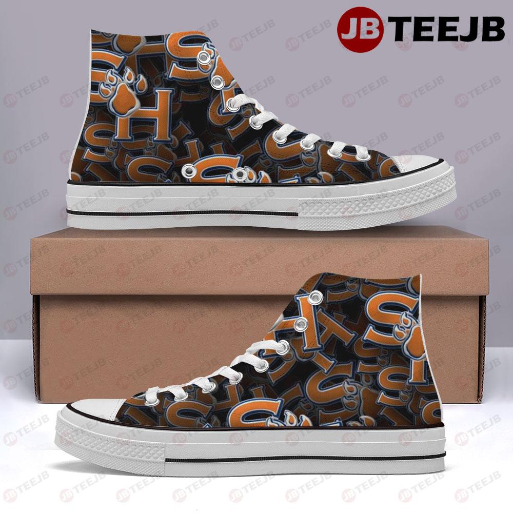 Sam Houston State University Bearkats American Sports Teams TeeJB High Top Retro Canvas Shoes