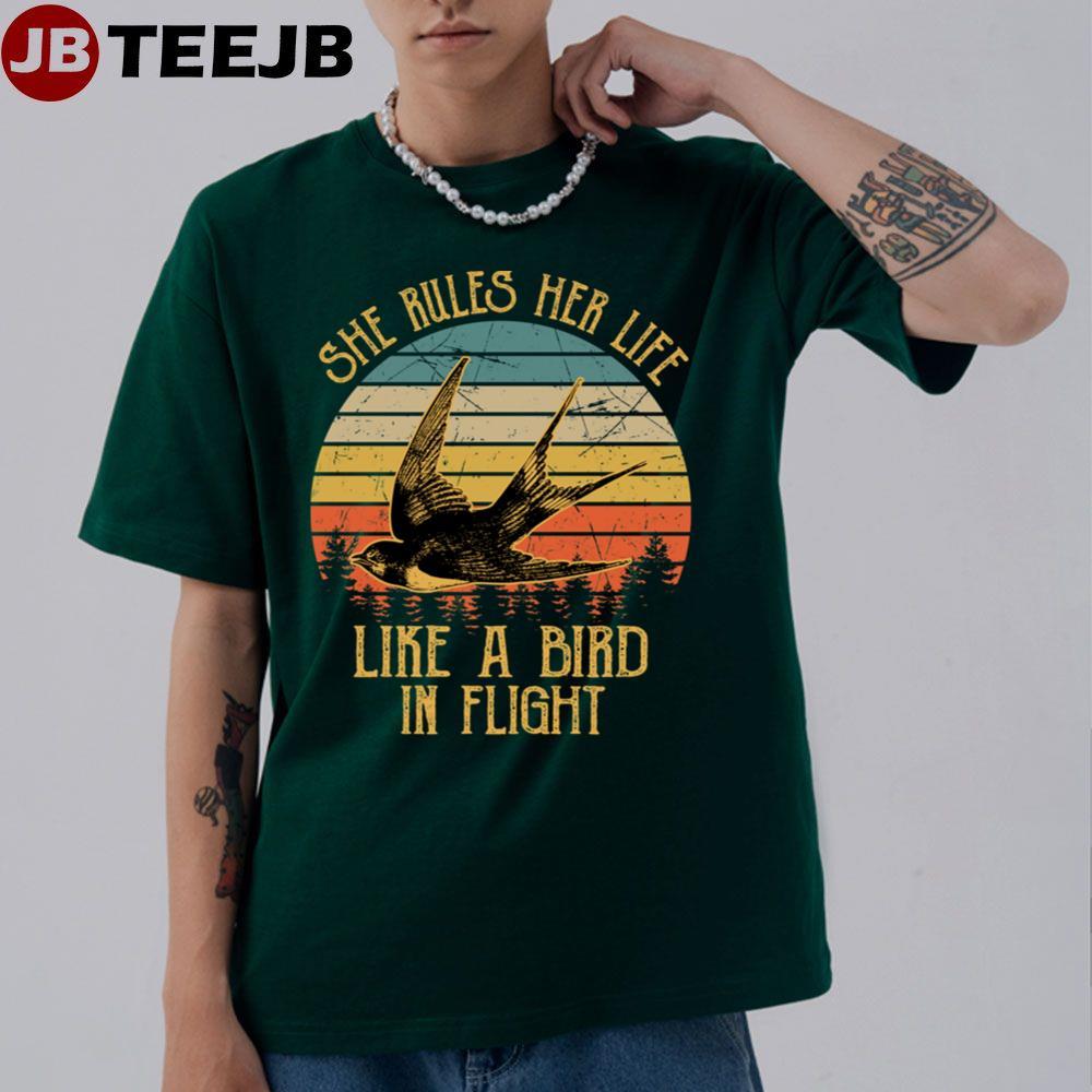 She Rules Her Life Like A Bird In Flight TeeJB Unisex T-Shirt