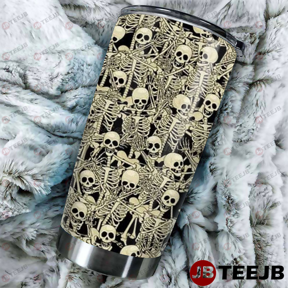 Skeletons Halloween Pattern 230 Tumbler