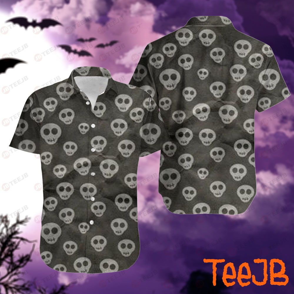 Skulls Halloween Pattern 297 Hawaii Shirt