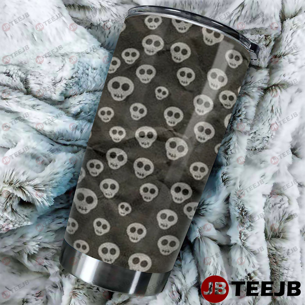 Skulls Halloween Pattern 297 Tumbler