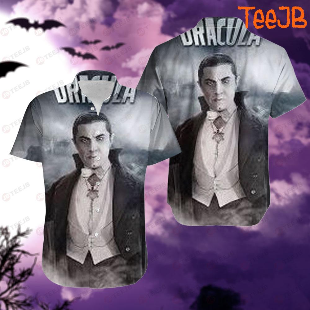 Smoke Style Lugosi Dracula Halloween TeeJB Hawaii Shirt