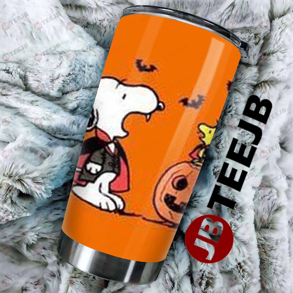 Snoopbat It’s The Great Pumpkin Charlie Brown Halloween TeeJB Tumbler