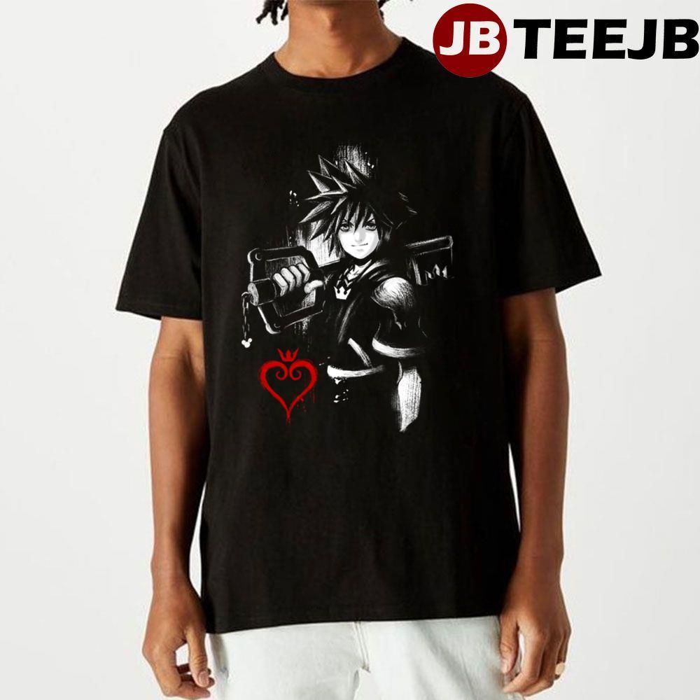 Sora Ink Kingdom Hearts TeeJB Unisex T-Shirt