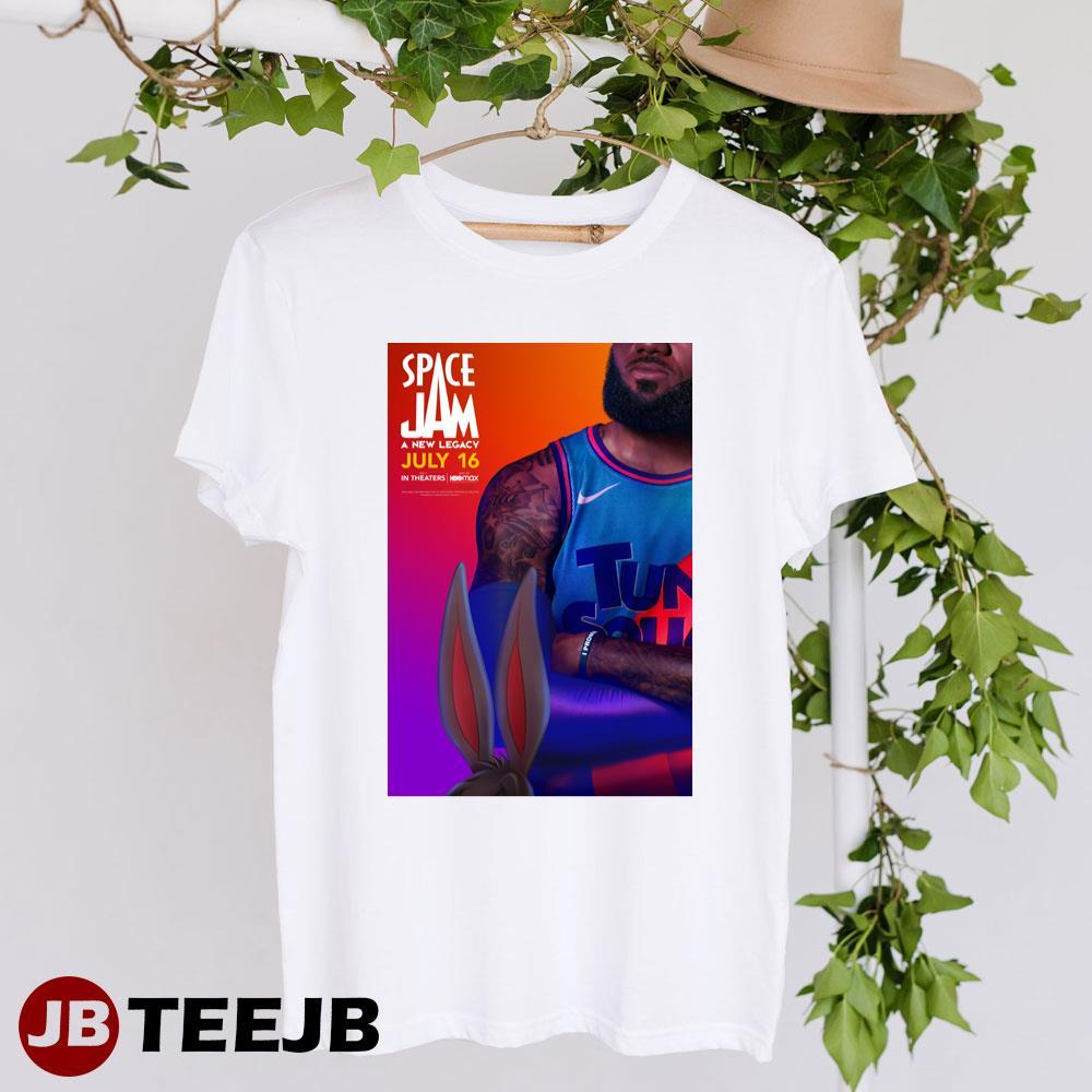 Space Jam A New Legacy Lebron James Bugs Bunny Movie TeeJB Unisex T-Shirt