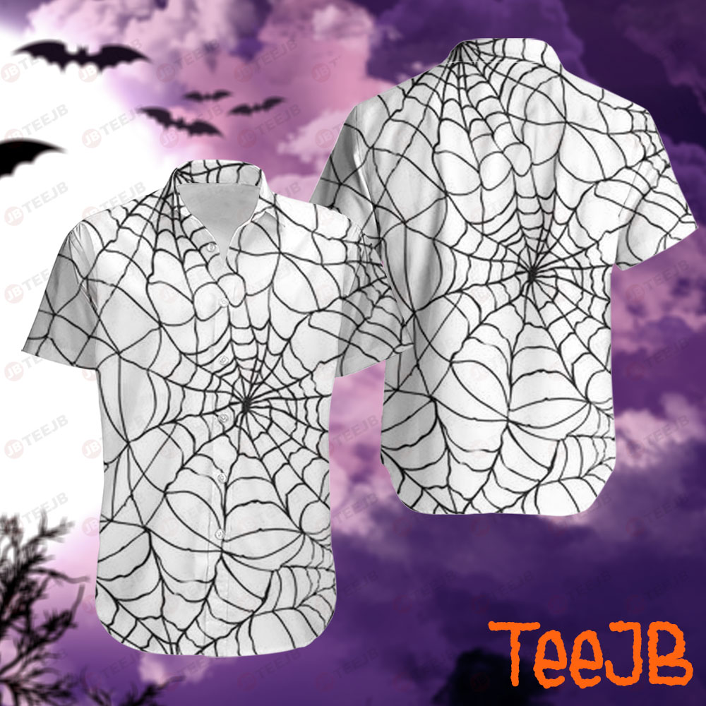 Spiders Halloween Pattern 359 Hawaii Shirt