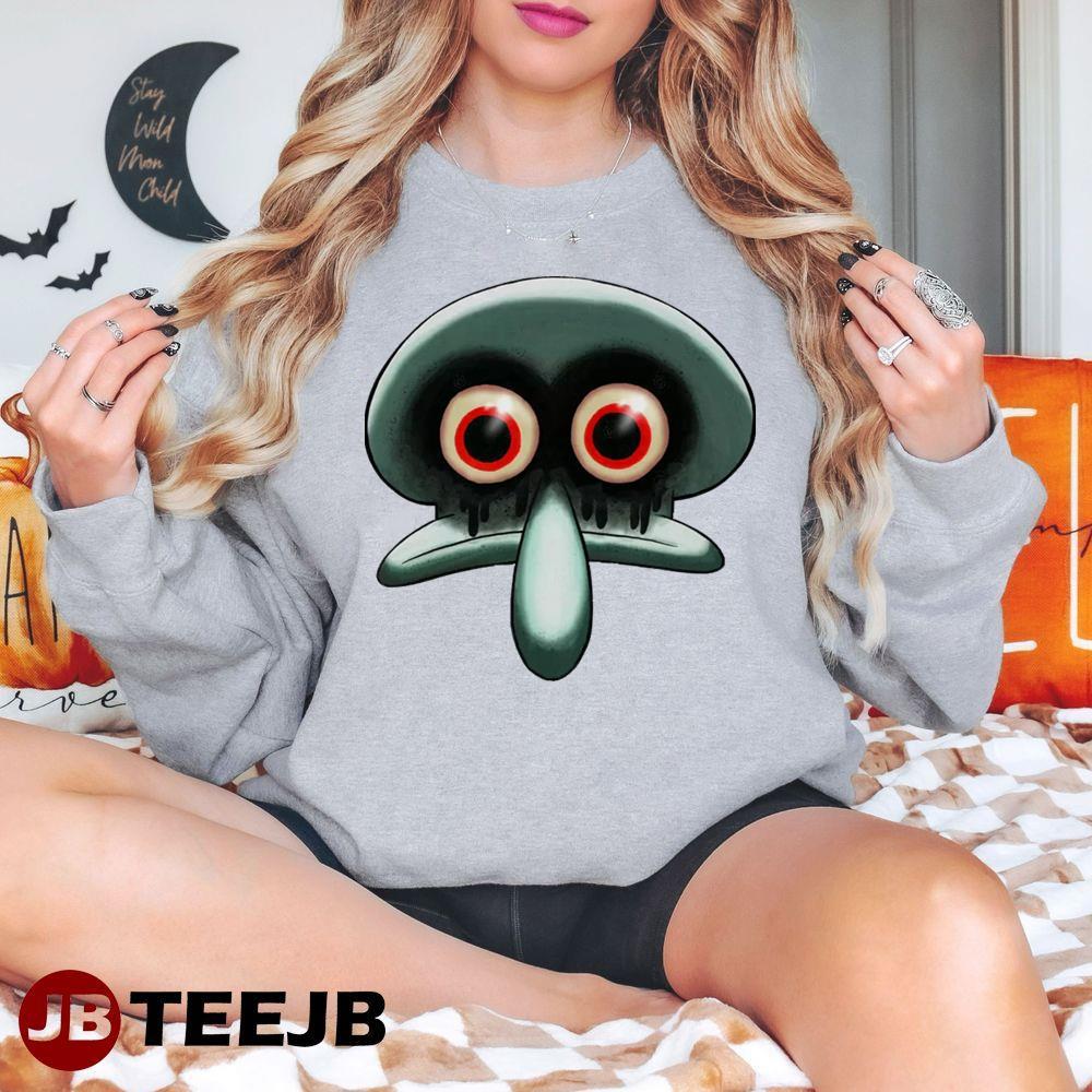 Squidward Face Halloween TeeJB Unisex Sweatshirt