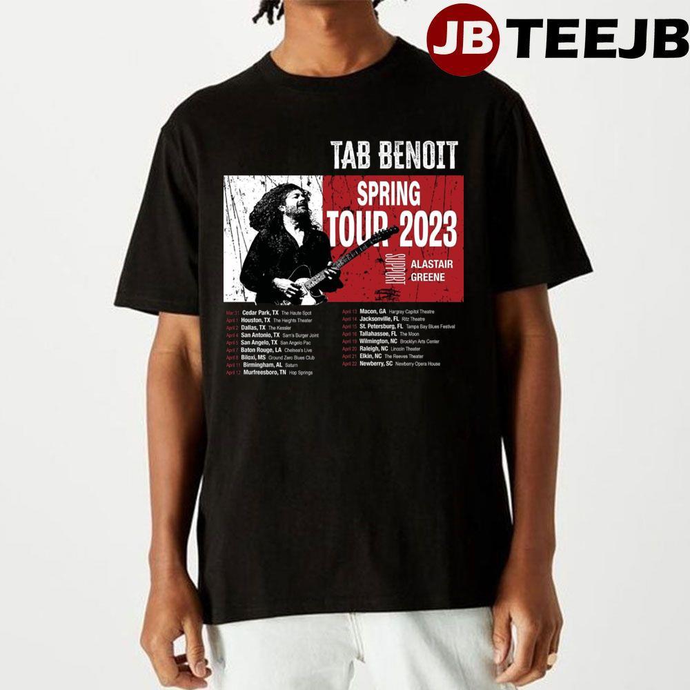 Tab Benoit Spring Tour Dates 2023 TeeJB Unisex T-Shirt