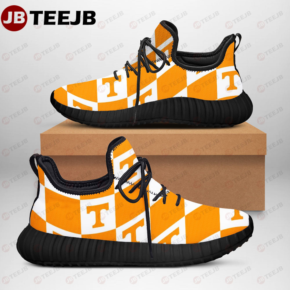 Tennessee Vols Checkered Flag Waving American Sports Teams Lightweight Reze Shoes